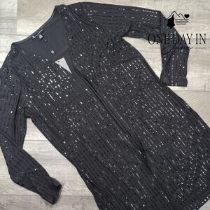 Jules & Leopold Long Sleeve Cardigan Sweater Size L